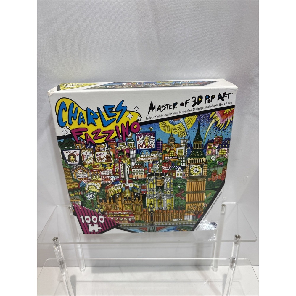 Sealed Charles Fazzino TCG Toys Big Apple 1000 The Lights Of London Pop Art